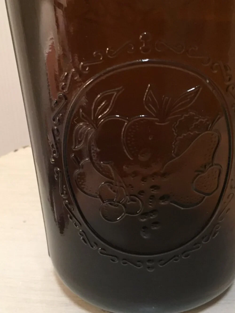 Set of 2 BALL 1.5 Quart Amber Canning Jars 6 Cups 9.25” Tall JUMBO